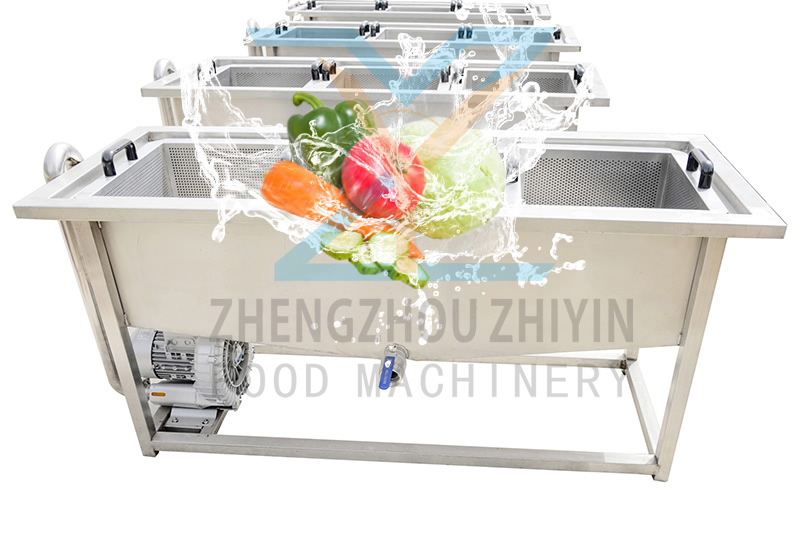 Orange Application Commercial Citrus Dragon Fruit Cleaning Washing Machine Chicken Feet Cleaning Machine Bubble Washing Machinery